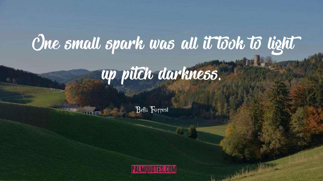 Bella Forrest Quotes: One small spark was all