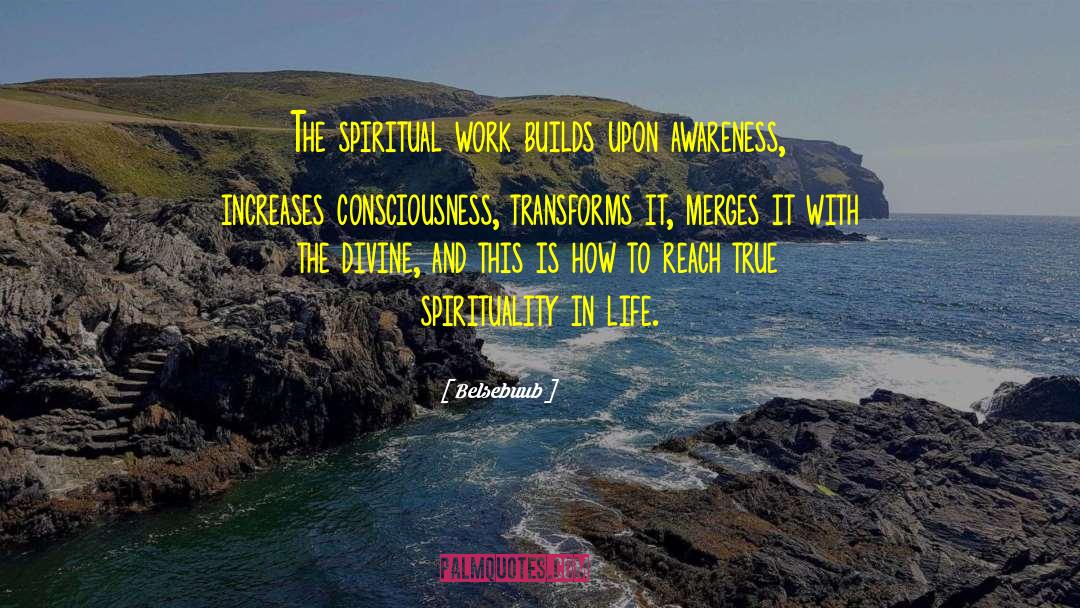 Belsebuub Quotes: The spiritual work builds upon
