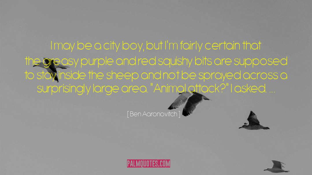 Ben Aaronovitch Quotes: I may be a city