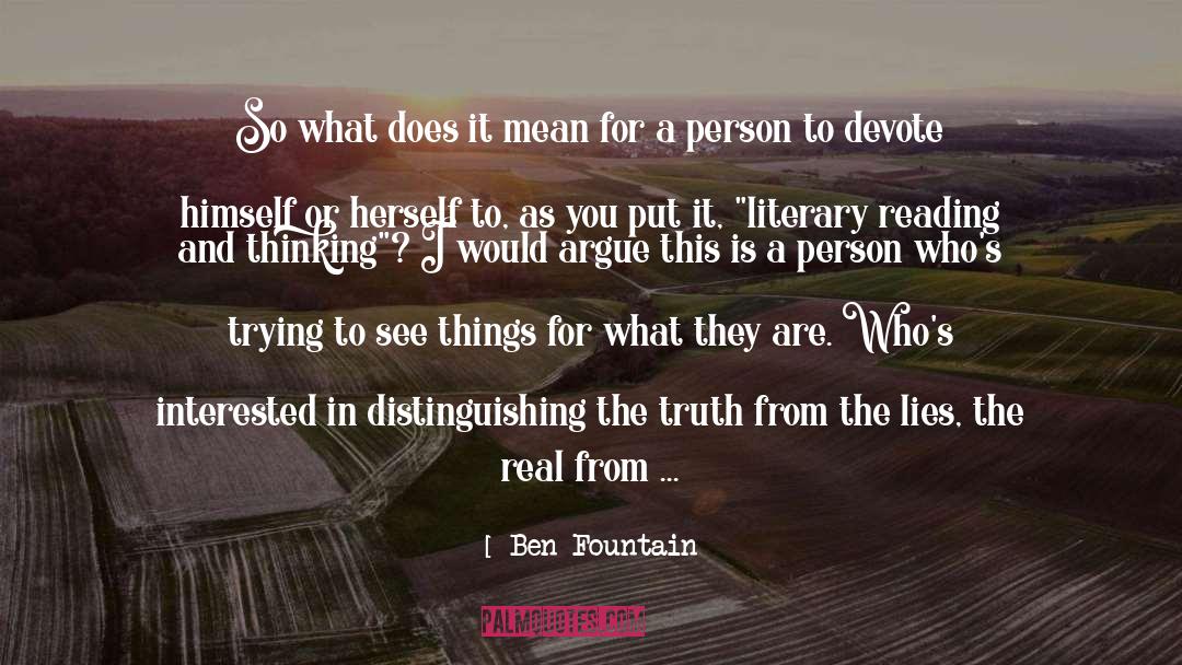 Ben Fountain Quotes: So what does it mean