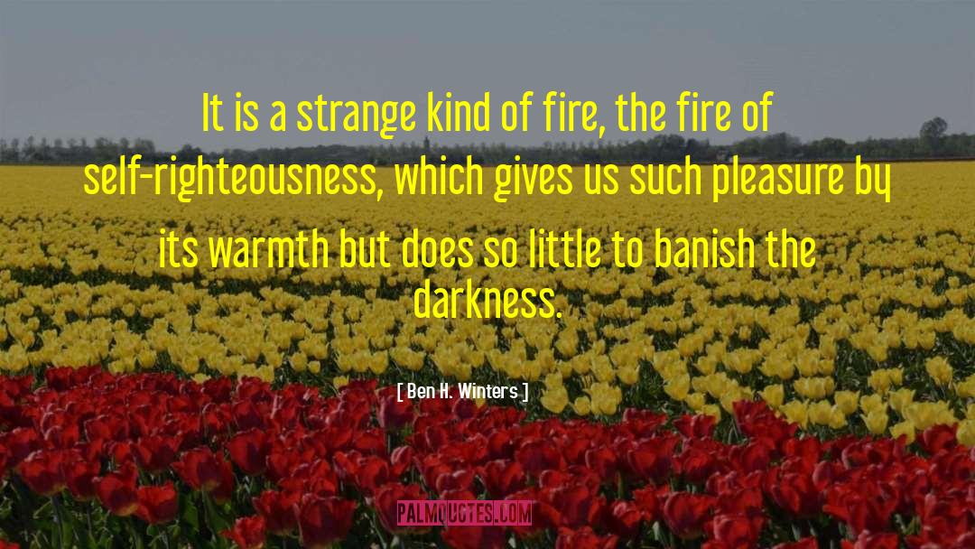 Ben H. Winters Quotes: It is a strange kind