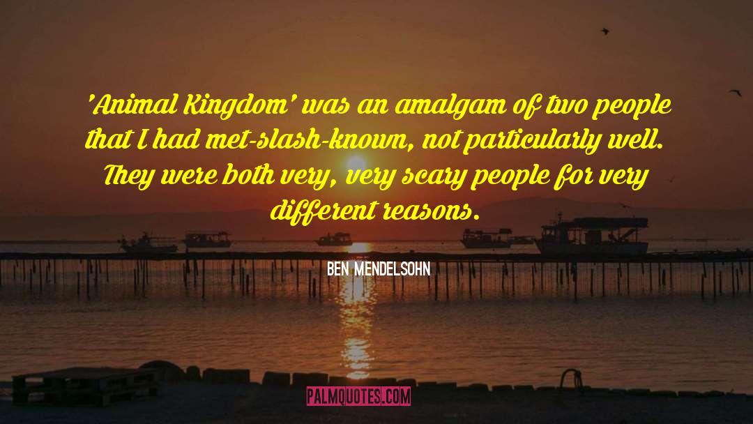 Ben Mendelsohn Quotes: 'Animal Kingdom' was an amalgam