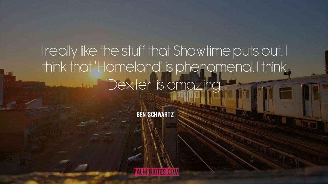 Ben Schwartz Quotes: I really like the stuff