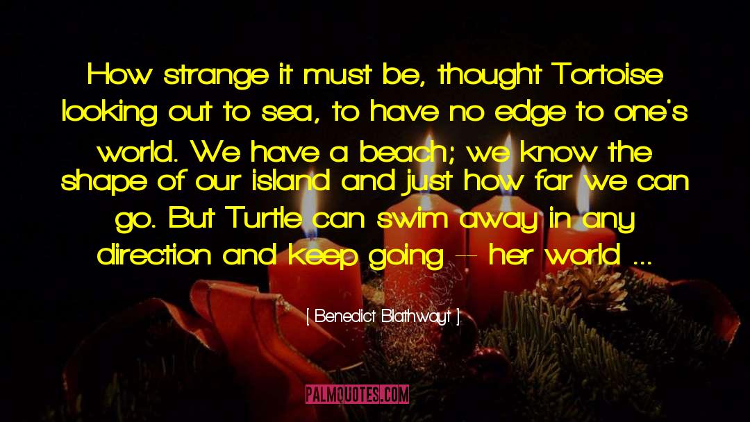 Benedict Blathwayt Quotes: How strange it must be,
