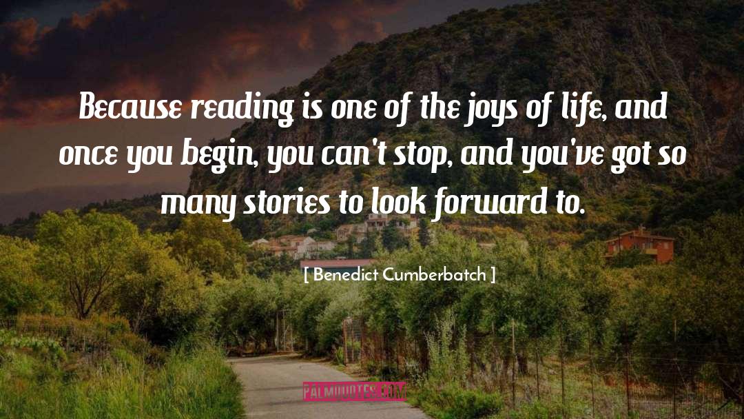 Benedict Cumberbatch Quotes: Because reading is one of