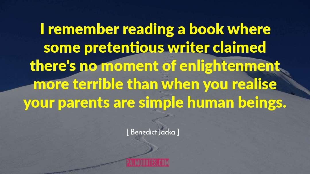 Benedict Jacka Quotes: I remember reading a book