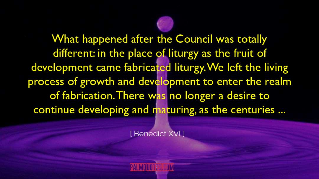 Benedict XVI Quotes: What happened after the Council