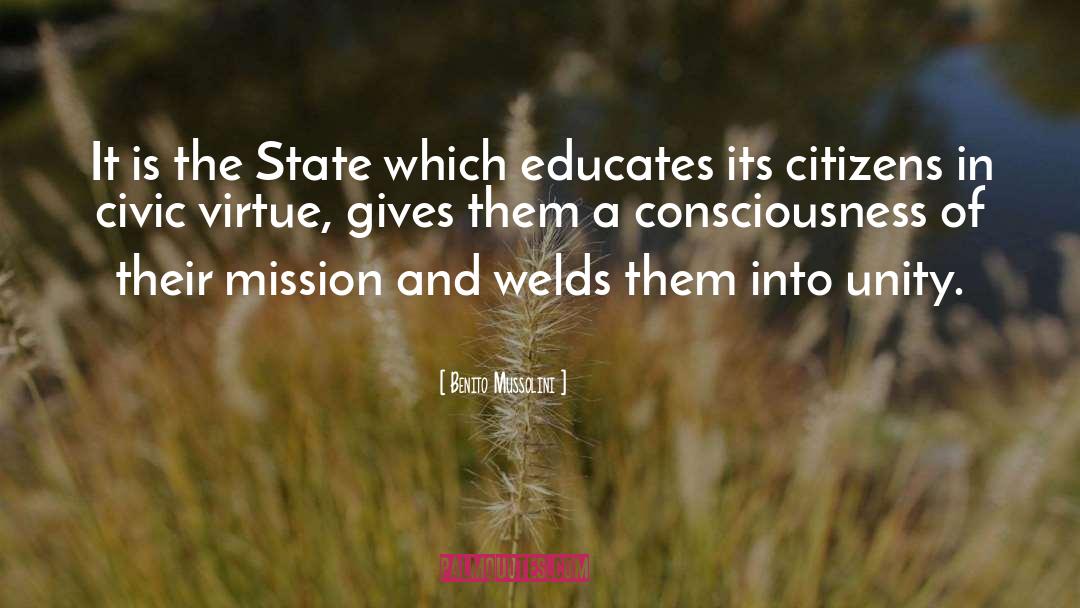 Benito Mussolini Quotes: It is the State which