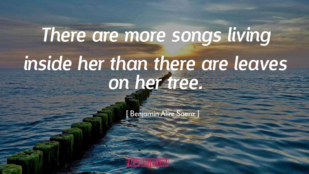 Benjamin Alire Saenz Quotes: There are more songs living