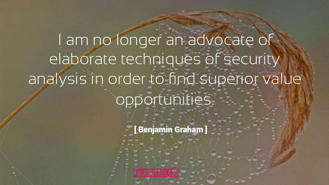 Benjamin Graham Quotes: I am no longer an
