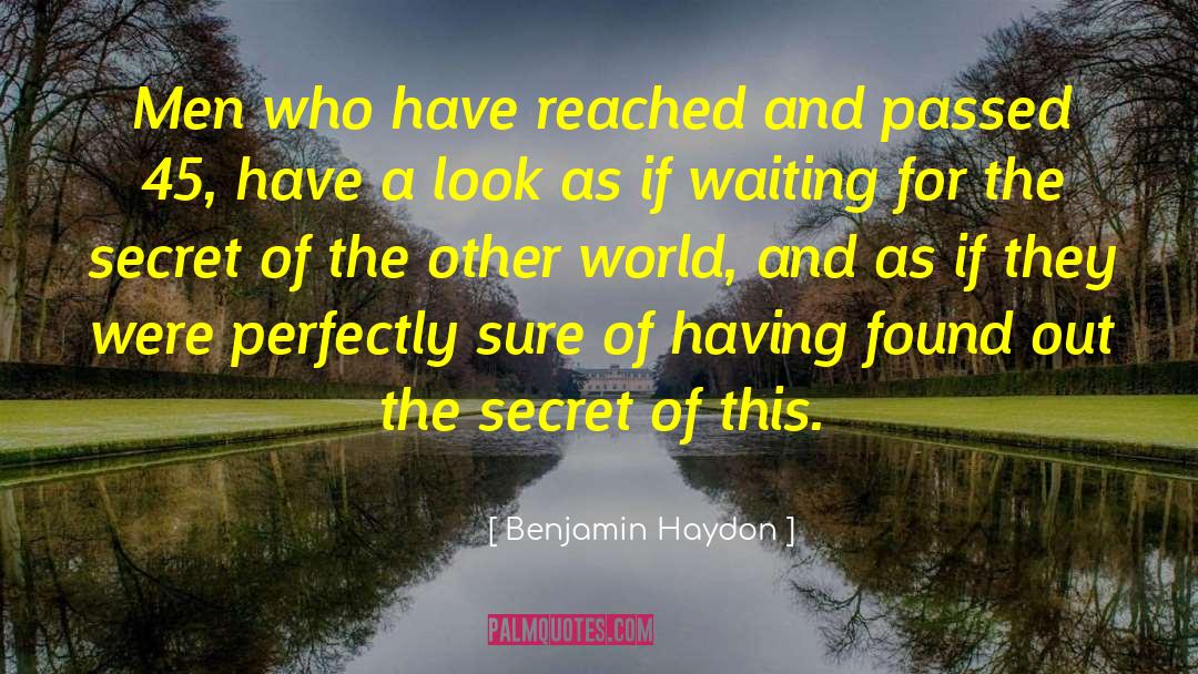 Benjamin Haydon Quotes: Men who have reached and