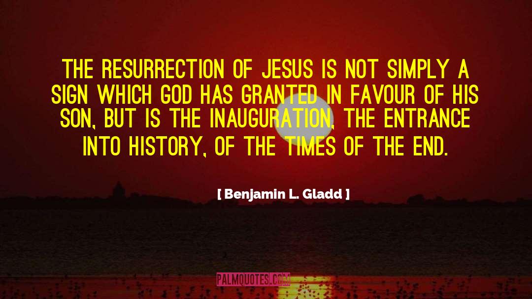 Benjamin L. Gladd Quotes: The Resurrection of Jesus is