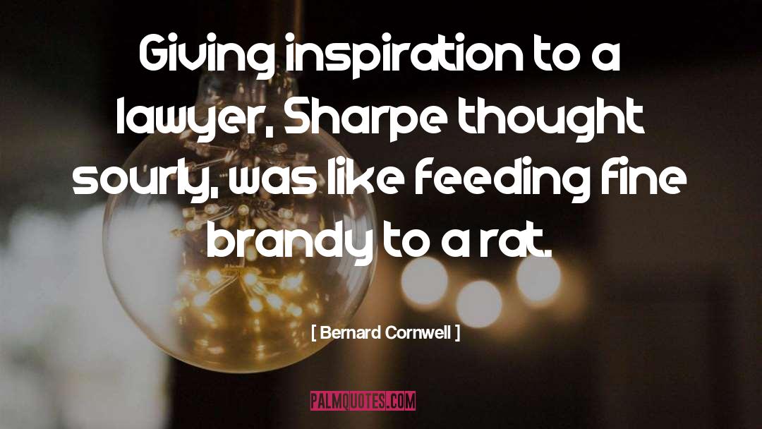 Bernard Cornwell Quotes: Giving inspiration to a lawyer,