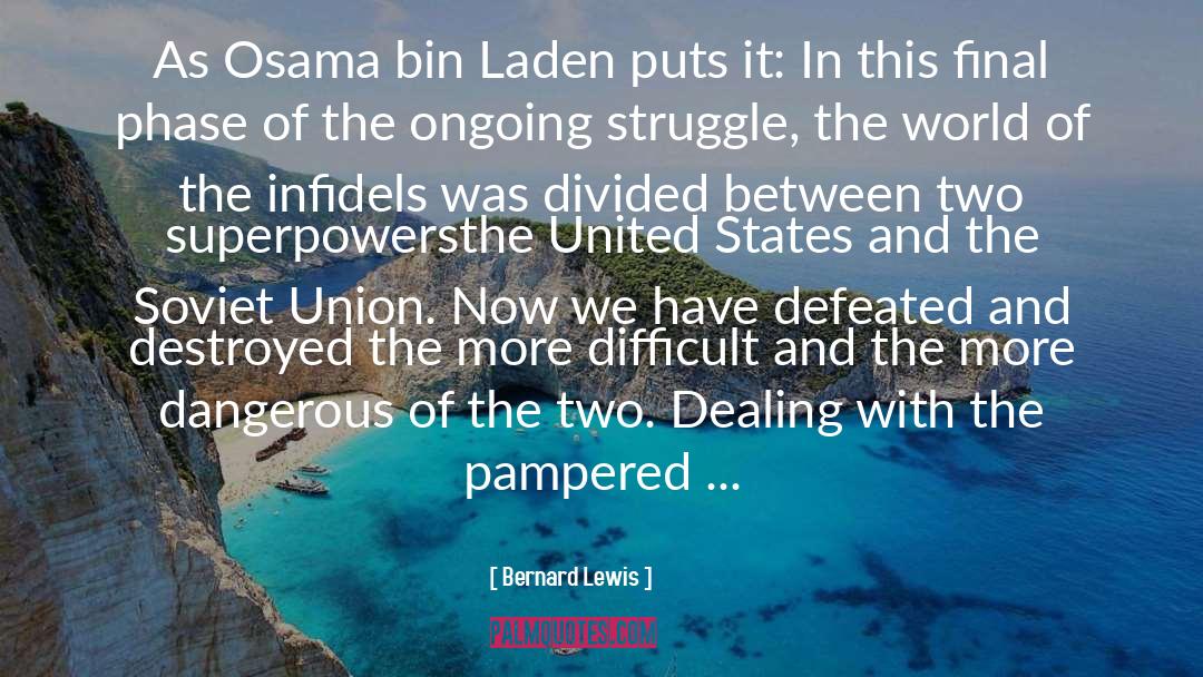 Bernard Lewis Quotes: As Osama bin Laden puts