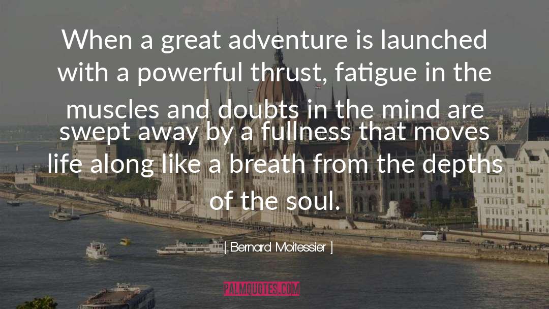 Bernard Moitessier Quotes: When a great adventure is