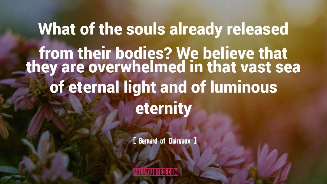 Bernard Of Clairvaux Quotes: What of the souls already