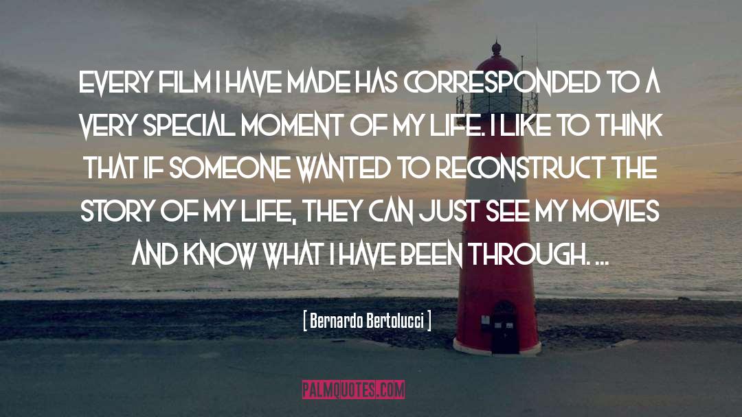 Bernardo Bertolucci Quotes: Every film I have made