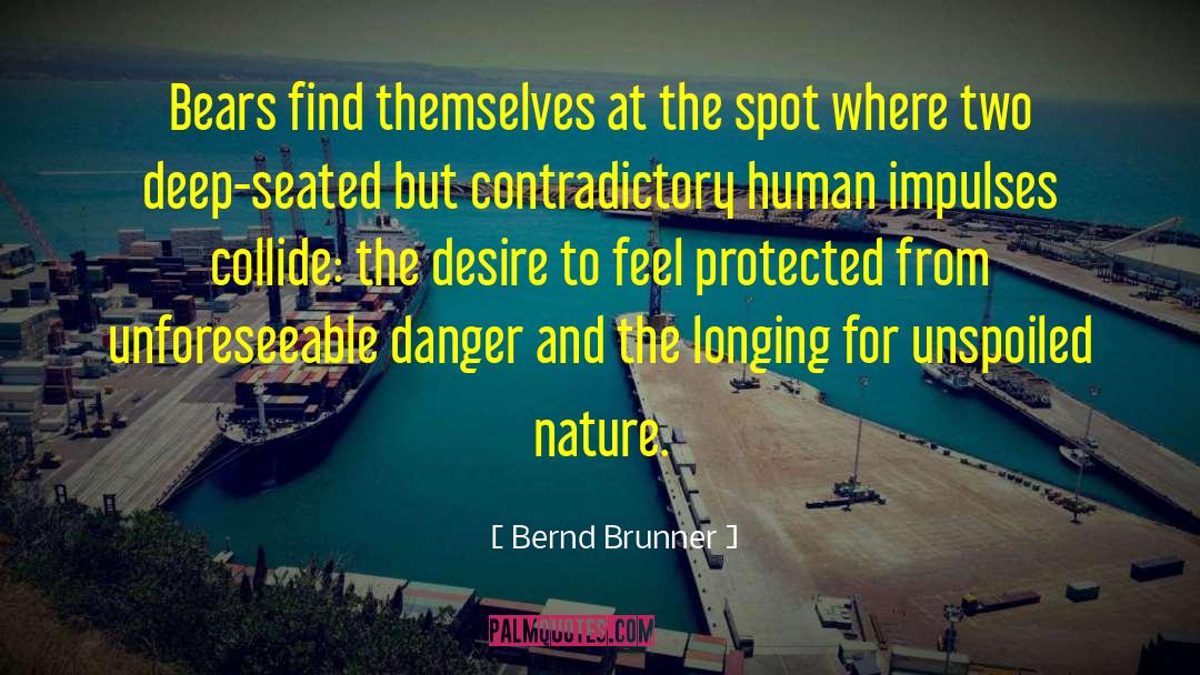 Bernd Brunner Quotes: Bears find themselves at the
