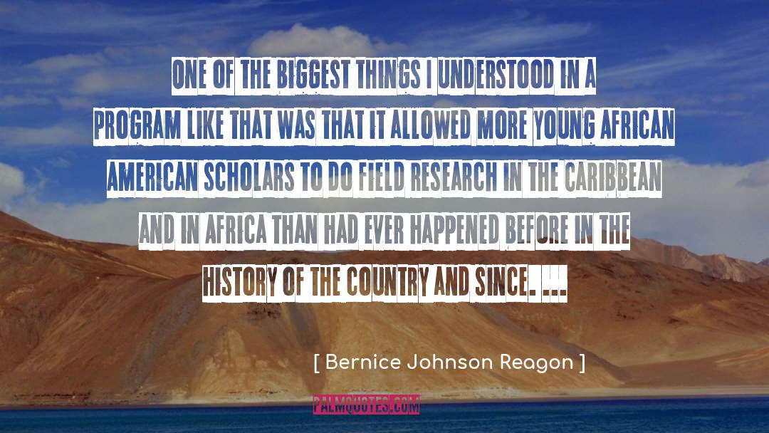 Bernice Johnson Reagon Quotes: One of the biggest things