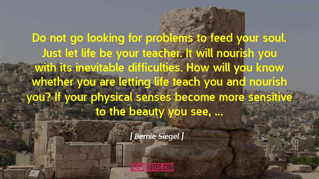 Bernie Siegel Quotes: Do not go looking for