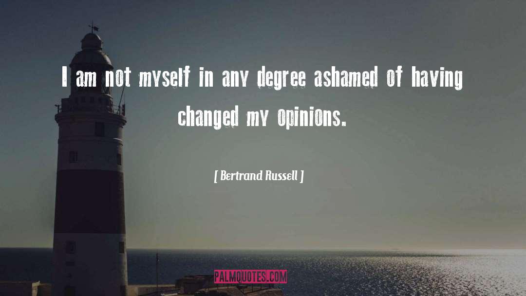 Bertrand Russell Quotes: I am not myself in