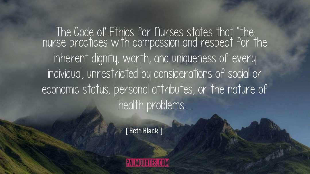Beth Black Quotes: The Code of Ethics for