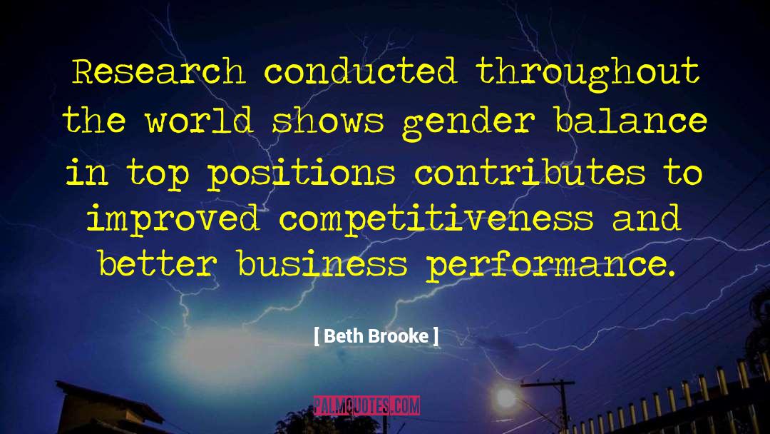 Beth Brooke Quotes: Research conducted throughout the world