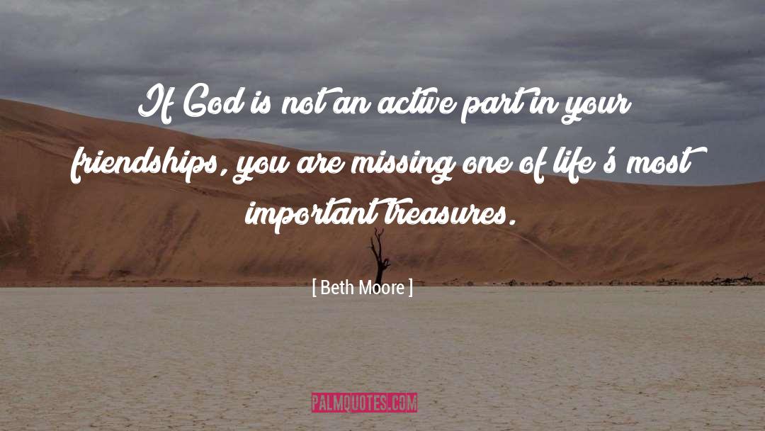 Beth Moore Quotes: If God is not an