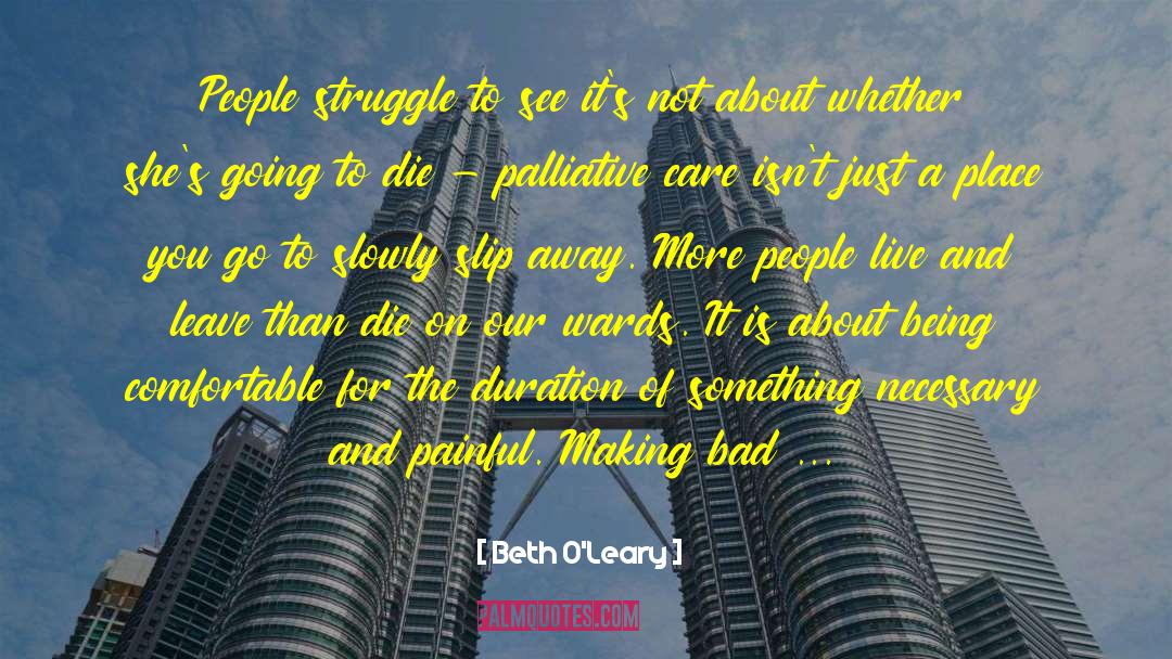Beth O'Leary Quotes: People struggle to see it's