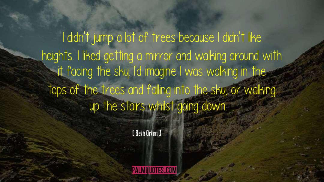 Beth Orton Quotes: I didn't jump a lot