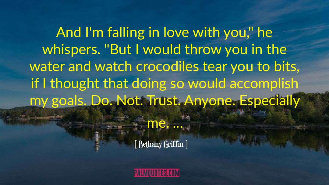 Bethany Griffin Quotes: And I'm falling in love