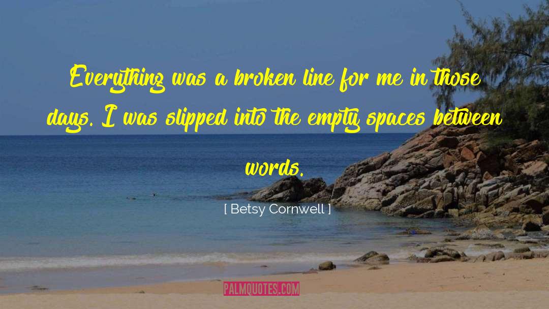 Betsy Cornwell Quotes: Everything was a broken line