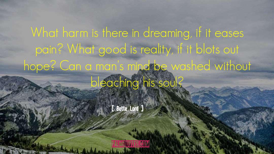 Bette Lord Quotes: What harm is there in