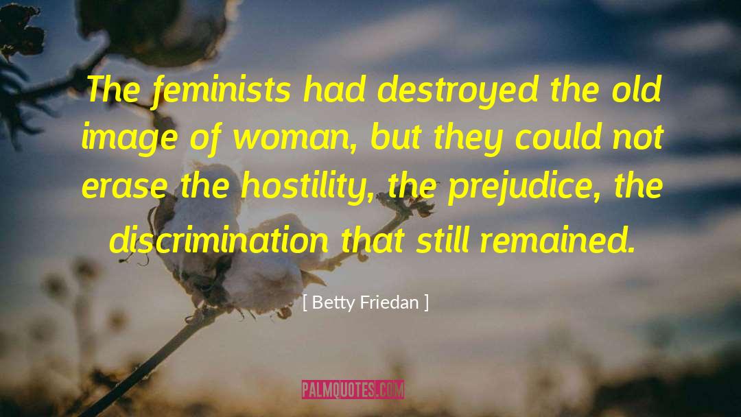 Betty Friedan Quotes: The feminists had destroyed the