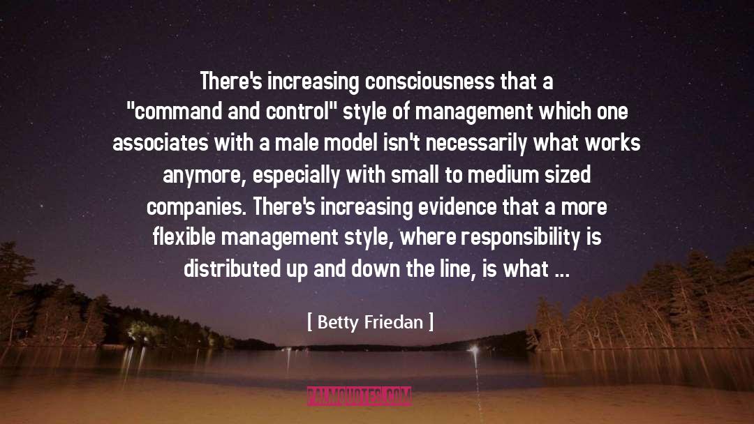 Betty Friedan Quotes: There's increasing consciousness that a