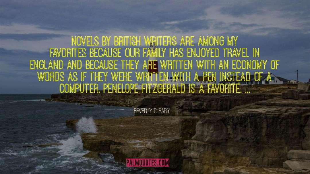 Beverly Cleary Quotes: Novels by British writers are