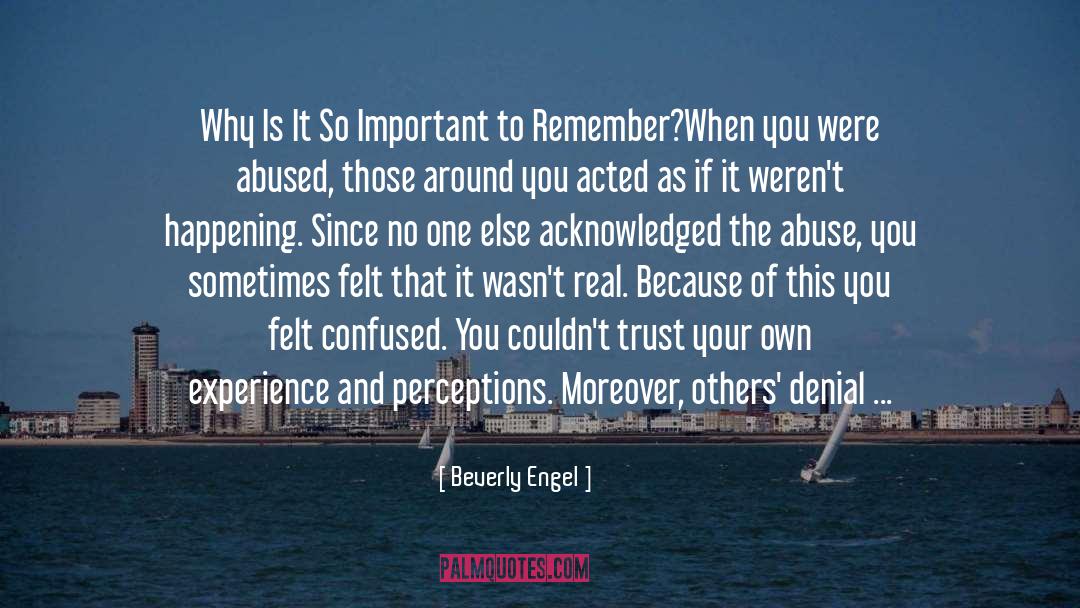 Beverly Engel Quotes: Why Is It So Important