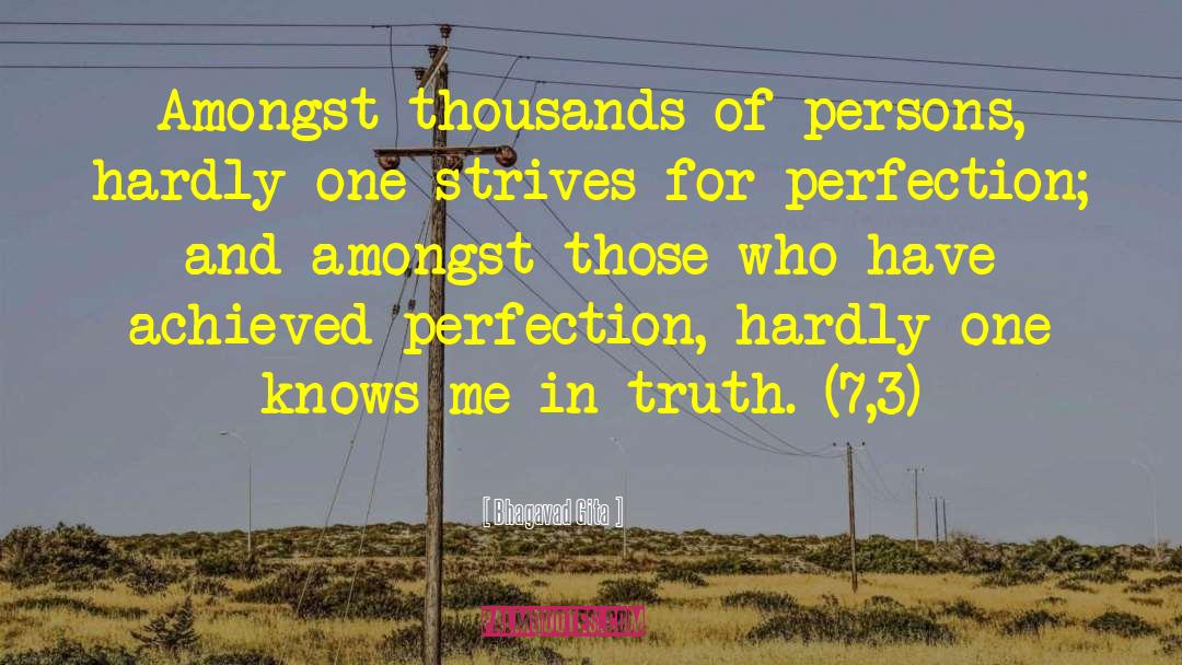 Bhagavad Gita Quotes: Amongst thousands of persons, hardly