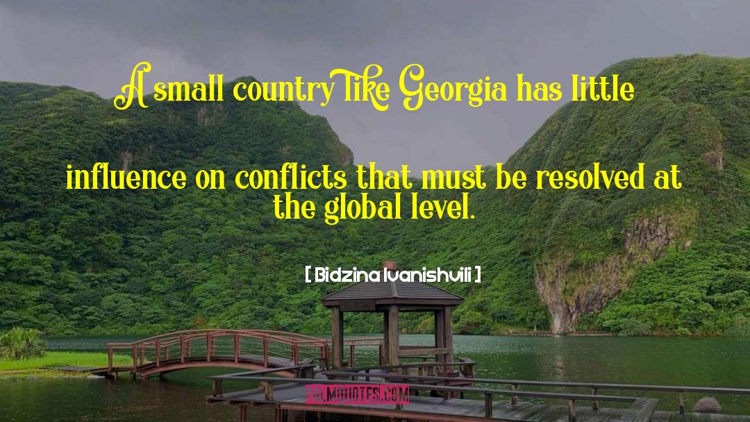 Bidzina Ivanishvili Quotes: A small country like Georgia