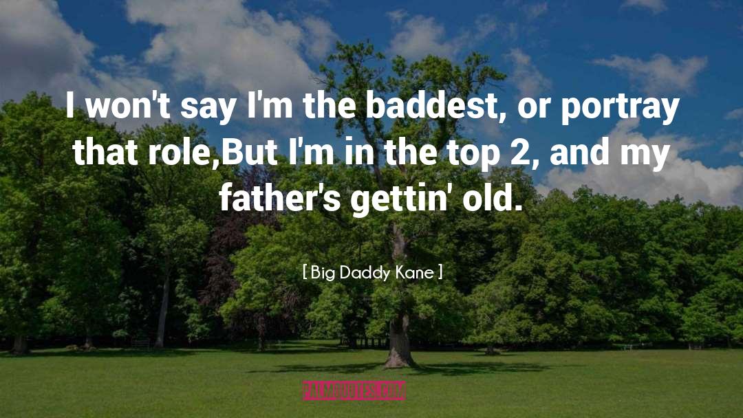 Big Daddy Kane Quotes: I won't say I'm the