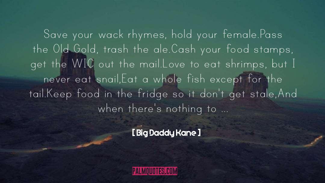 Big Daddy Kane Quotes: Save your wack rhymes, hold