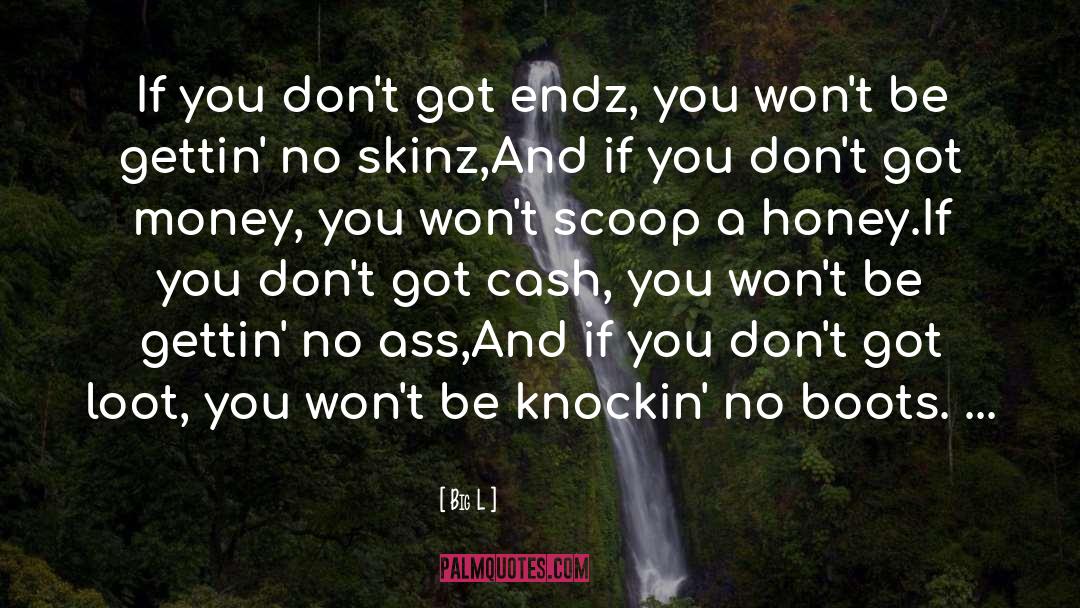 Big L Quotes: If you don't got endz,