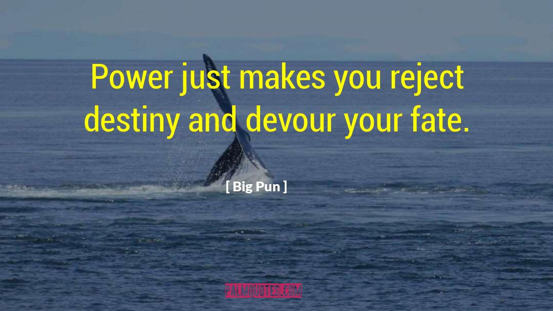 Big Pun Quotes: Power just makes you reject