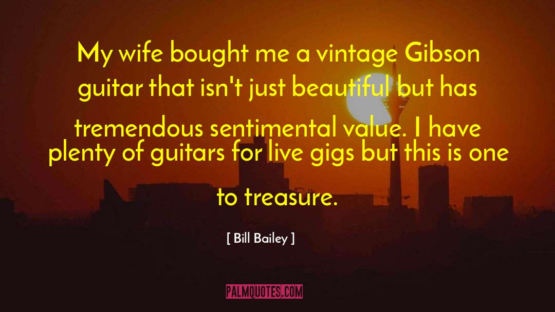Bill Bailey Quotes: My wife bought me a