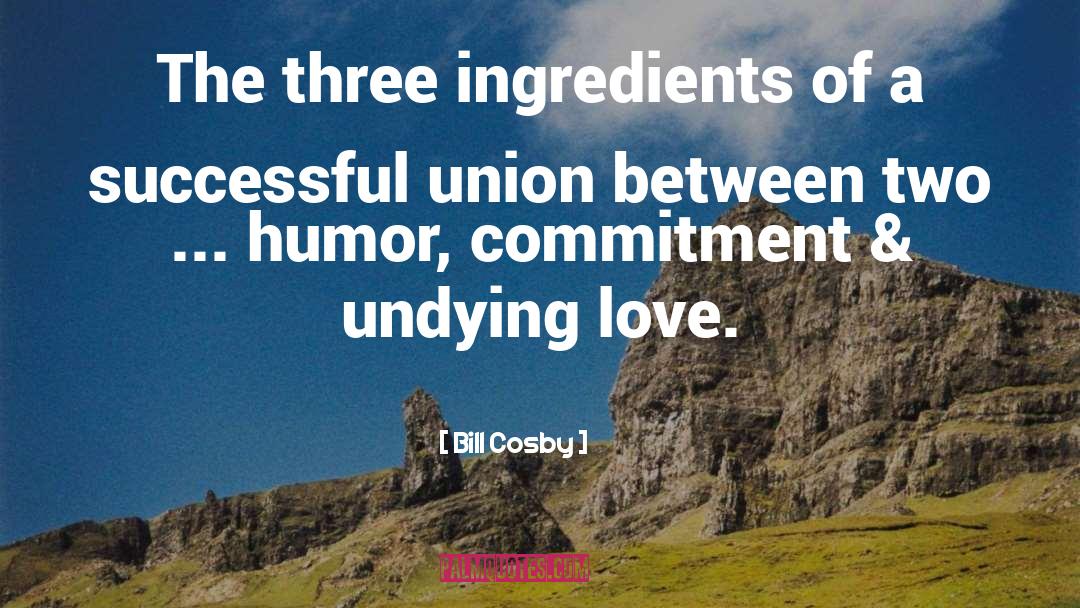 Bill Cosby Quotes: The three ingredients of a