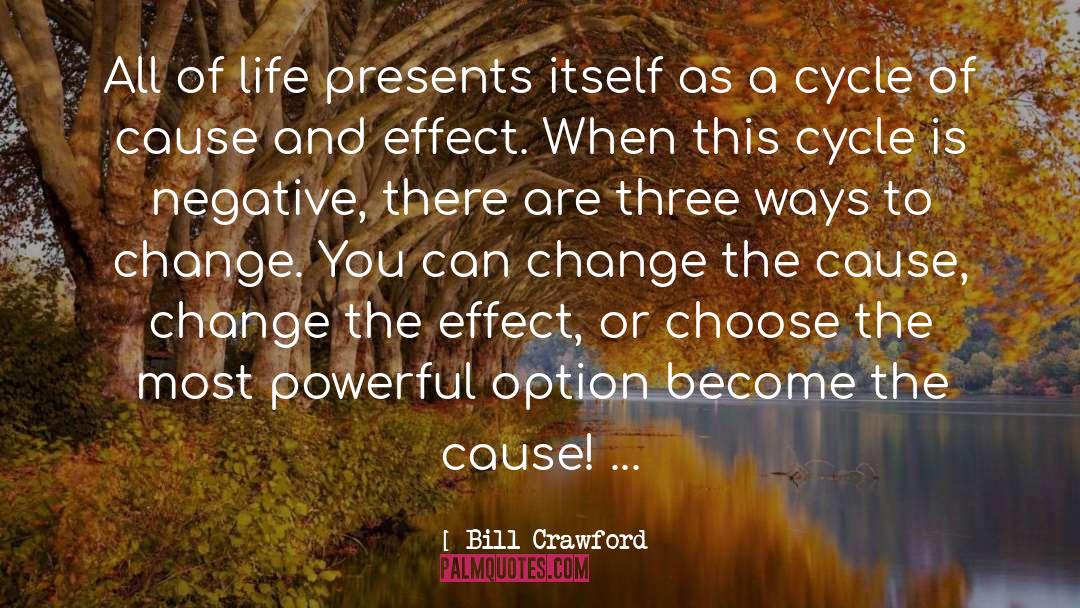 Bill Crawford Quotes: All of life presents itself