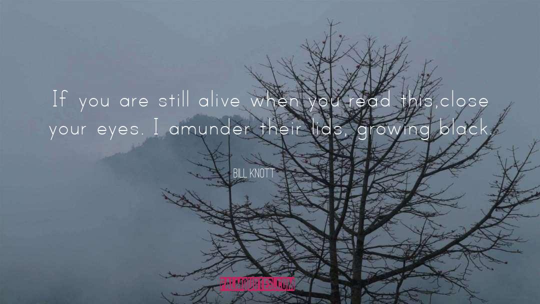 Bill Knott Quotes: If you are still alive