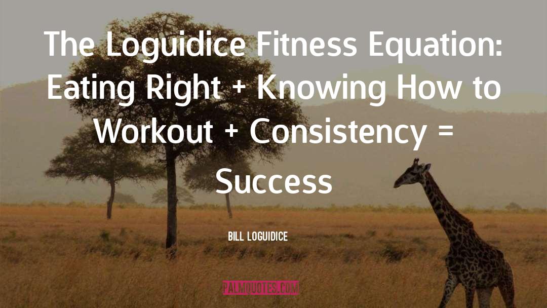 Bill Loguidice Quotes: The Loguidice Fitness Equation: Eating