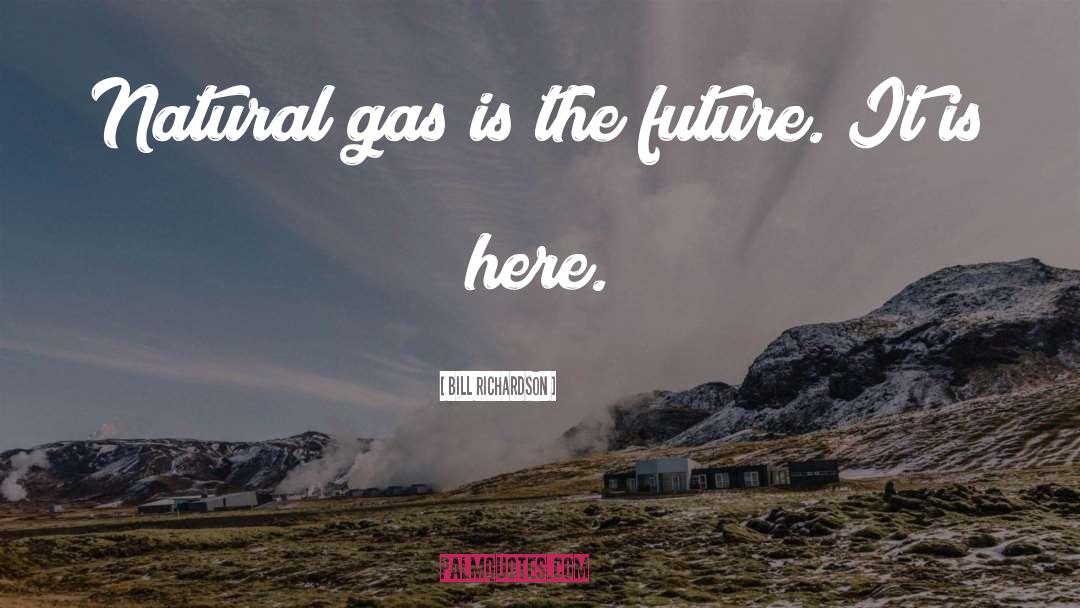 Bill Richardson Quotes: Natural gas is the future.