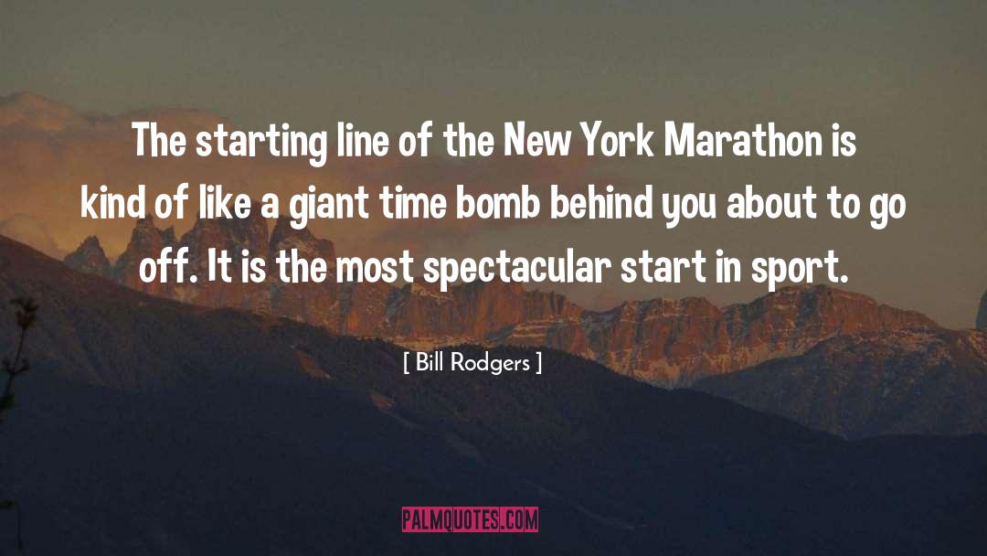 Bill Rodgers Quotes: The starting line of the